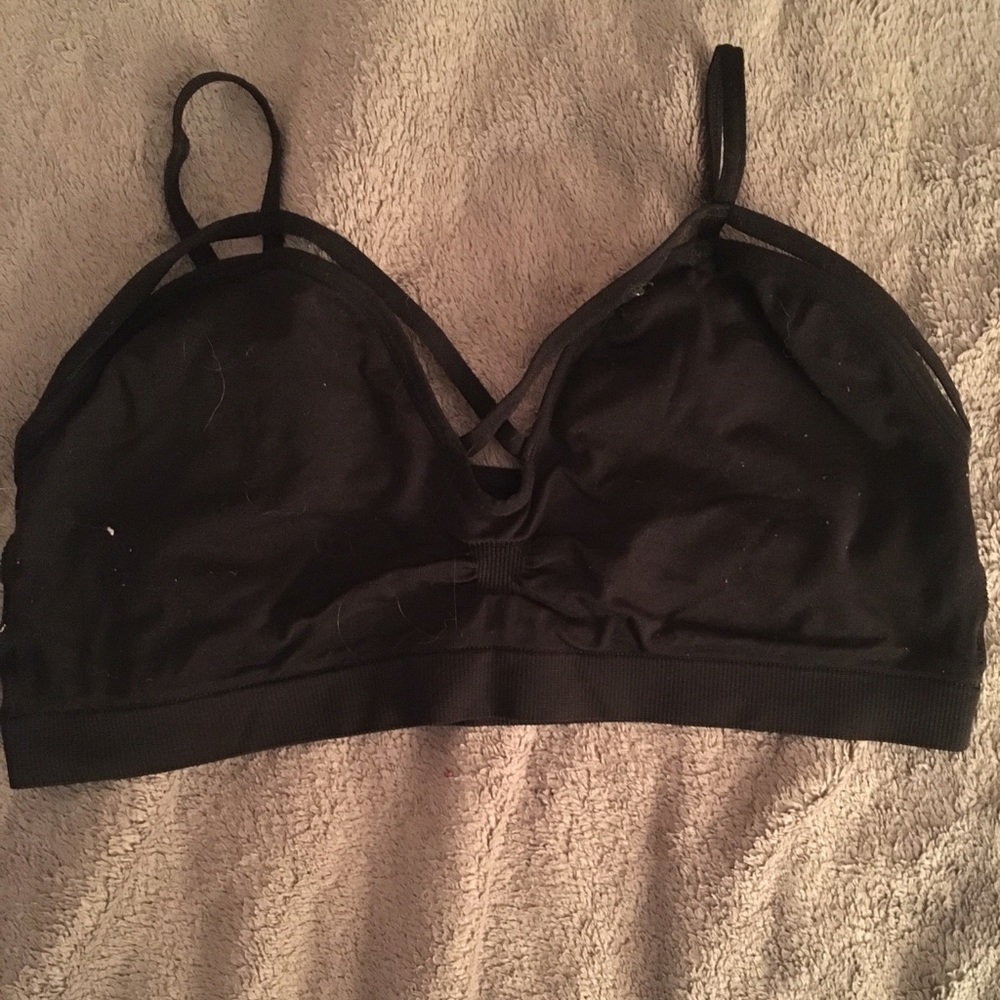 Black bralette